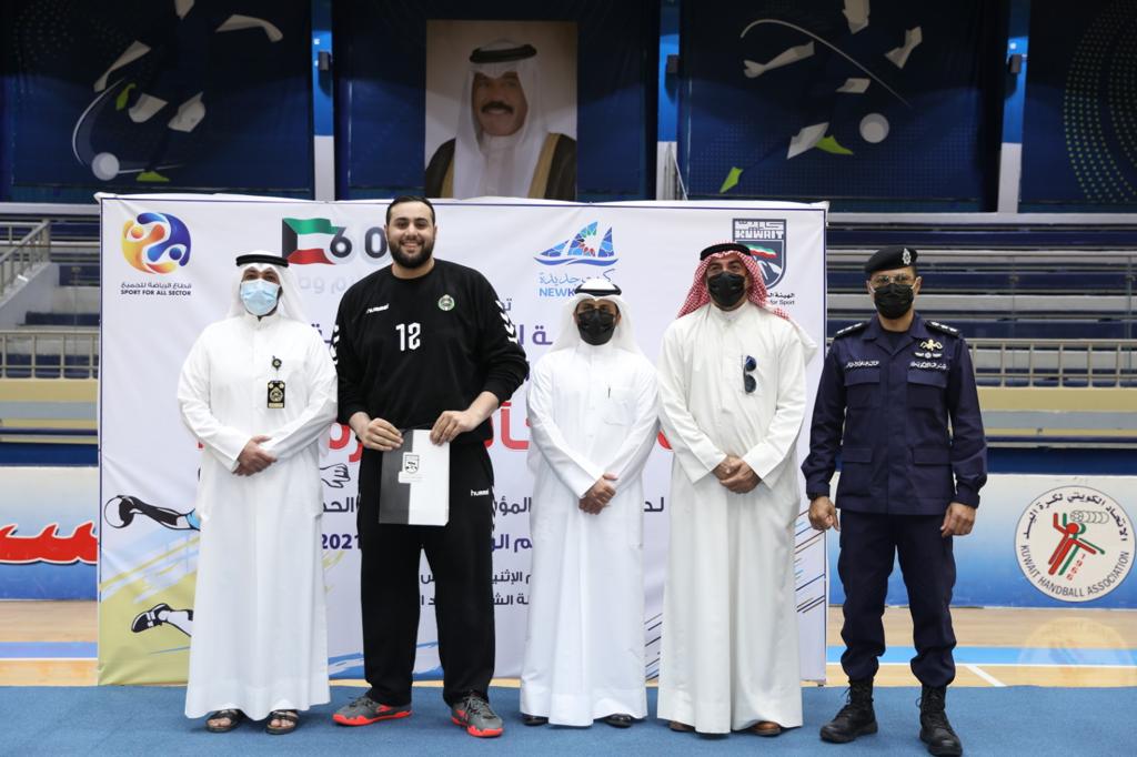 الحرس الوطني يحرز كأس كرة اليد للوزارات ويحقق الثنائية