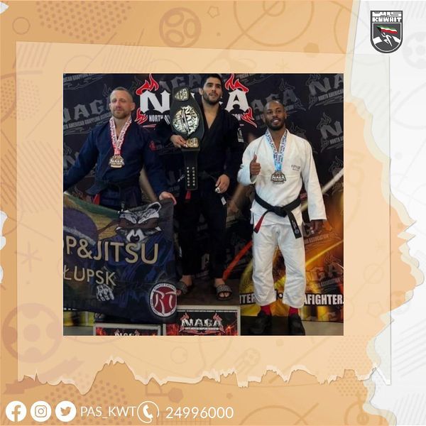 ‏تهنئ الهيئة أبطال الجوجيتسو